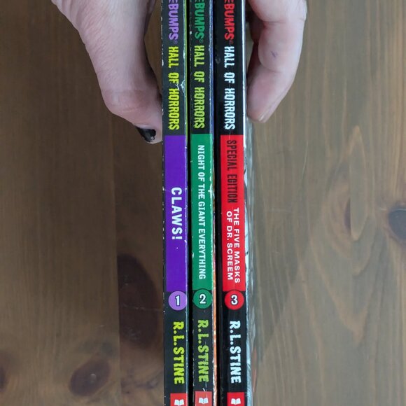 GOOSEBUMPS Hall of Horrors 1-3 Paperback Set - RL Stine Kids Horror Book Lot - Picture 3 of 3